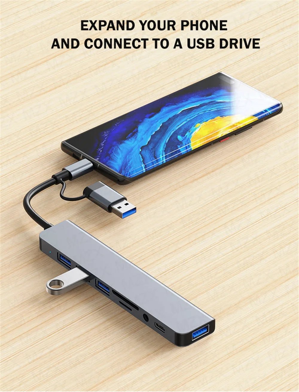 8in1 USB C Multiport Adapter