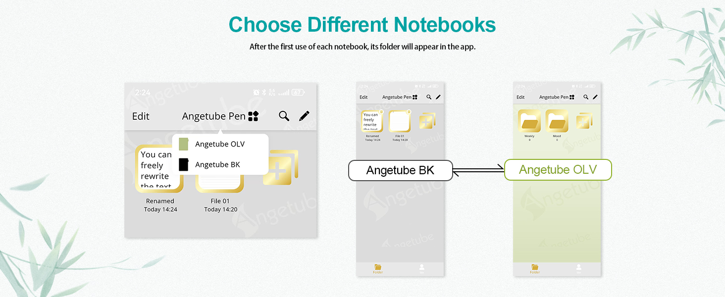 Choose Different Notebooks