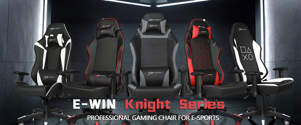 Knight Series Ergonomic Computer Gaming Office Chair With Pillows - KT