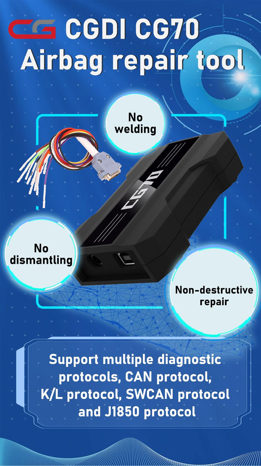 CGDI CG70 Airbag repair Tool
