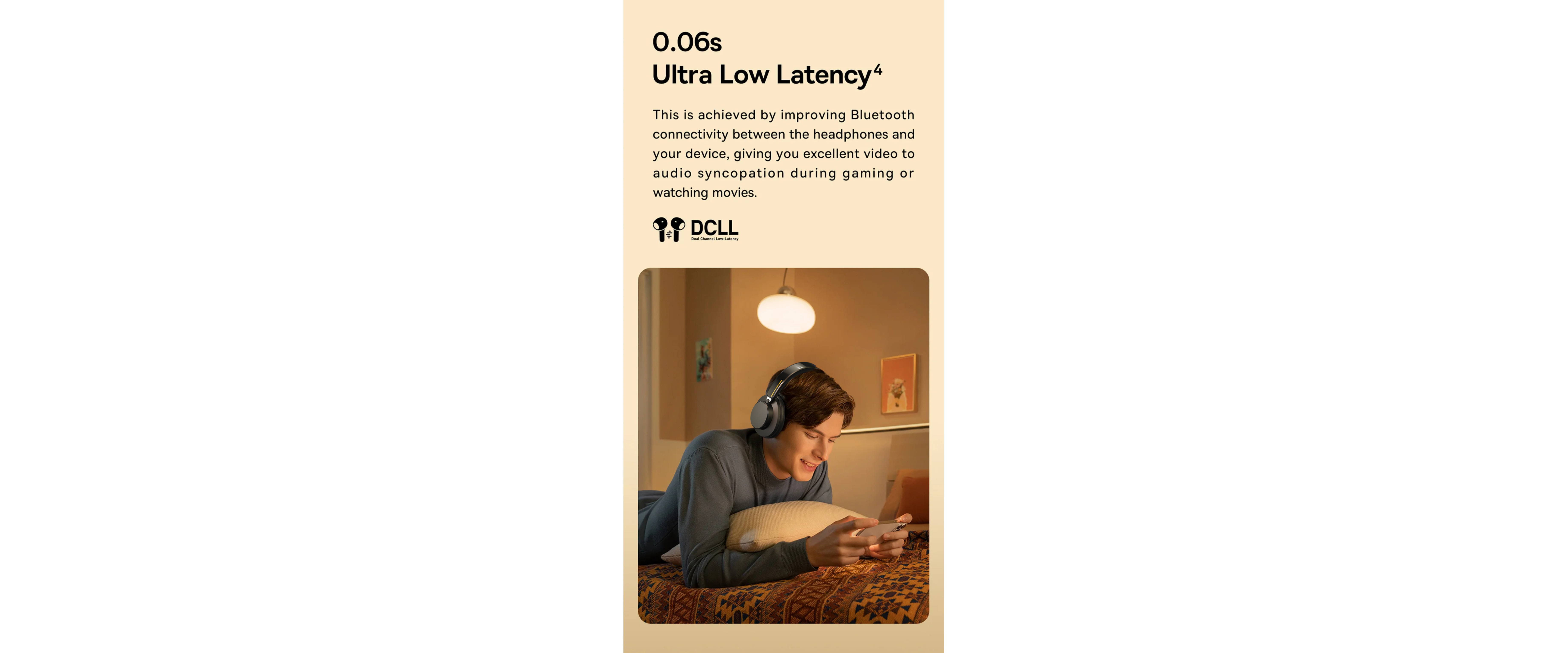 EACH ANC500 | 0.06s ultra low latency, DCLL tech, game & video sync