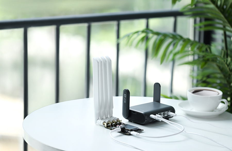 GL.iNet GL-AXT1800 Slate AX Pocket-Sized Wi-Fi 6 Travel Router 