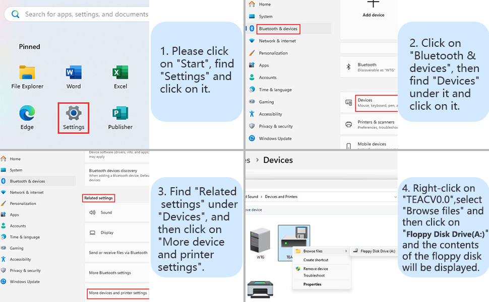 How to Find the Floppy Disk Drive (A:) in Windows 11