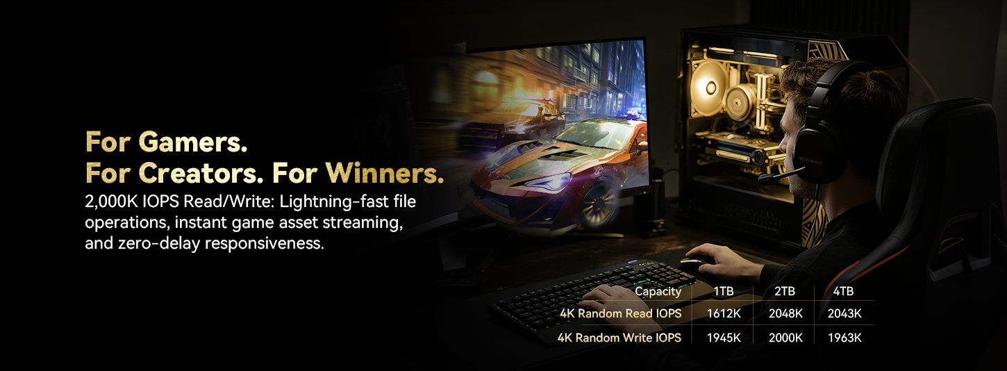 For Gamers. For Creators. For Winners.