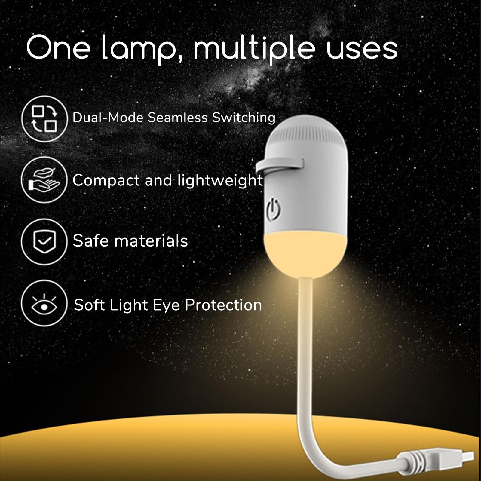 One lamp, multiple uses