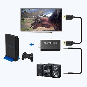 Ripley - CONVERTIDOR PS2 A HDMI VIDEO CONVERTER AUDIO Y VIDEO