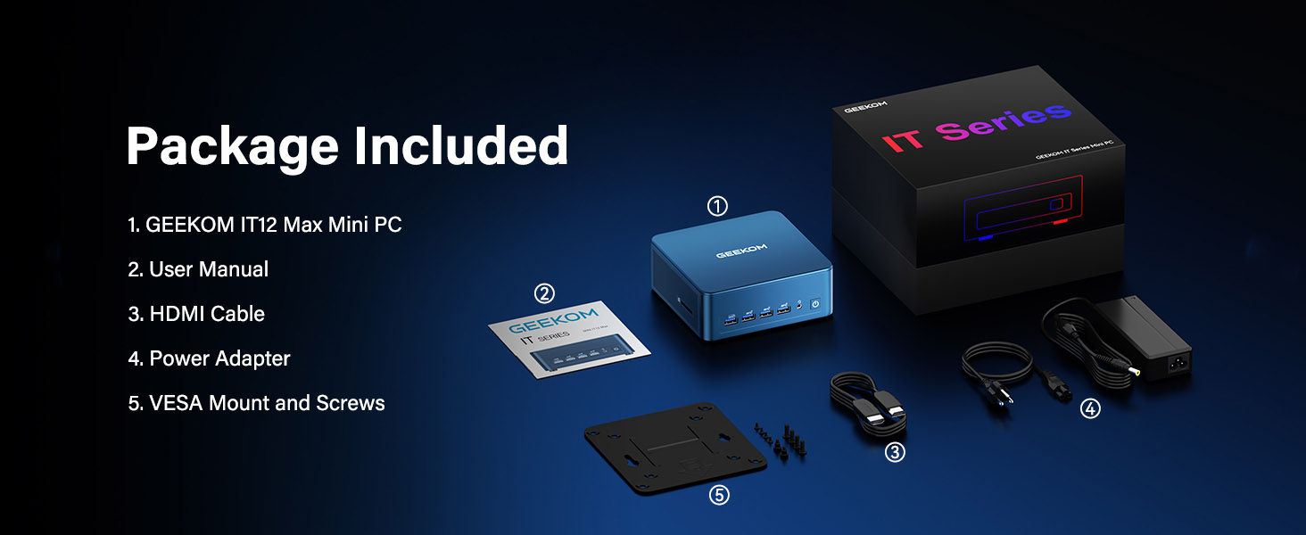 GEEKOM Mini IT12 MAX Mini PC 