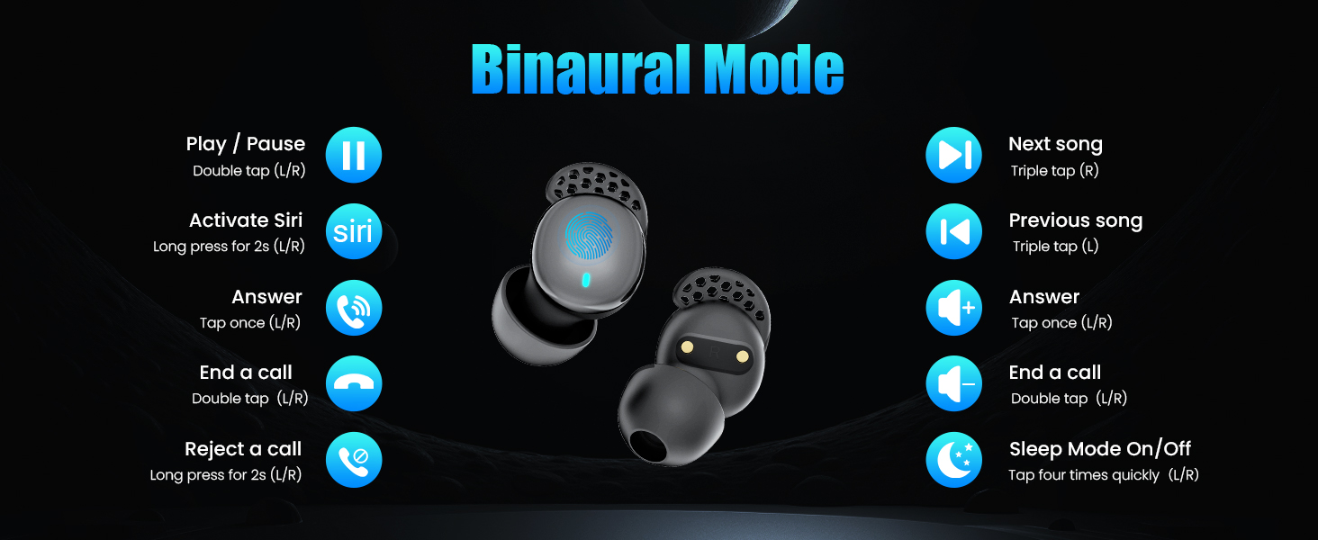 Sleep Headphones, Sleep Earbuds for Side Sleepers, Wireless Earbuds