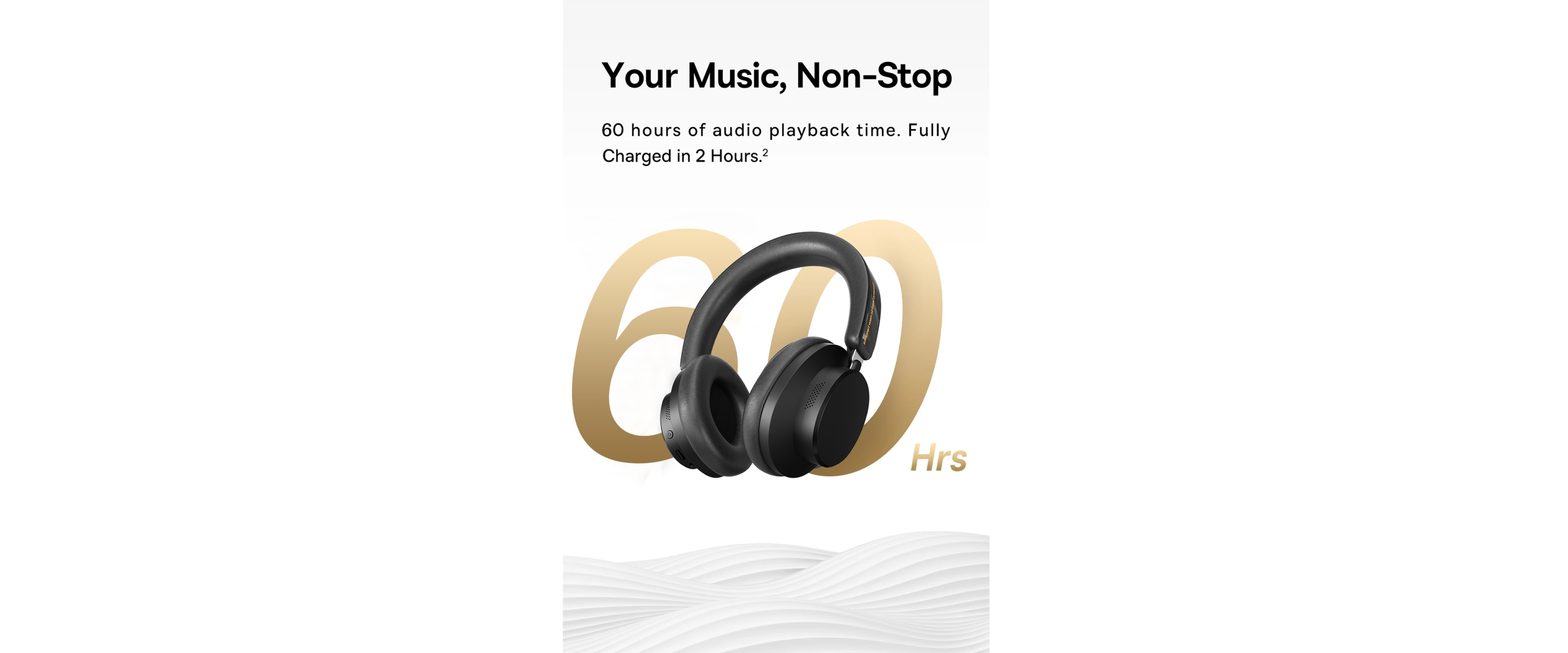 EACH ANC500 | 60H playback, 2h full charge