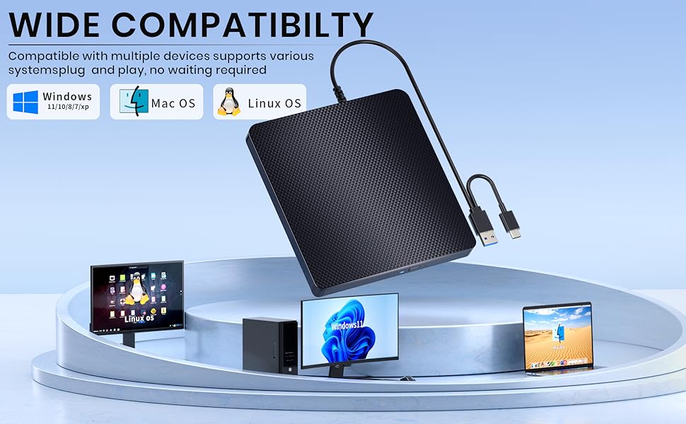 AUBEAMTO External Blu Ray Drive