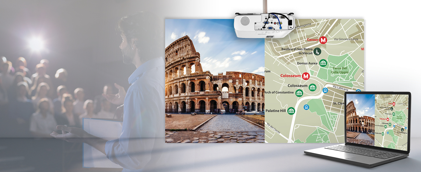 PowerLite E24 3,600 Lumens 3LCD Classroom Projector