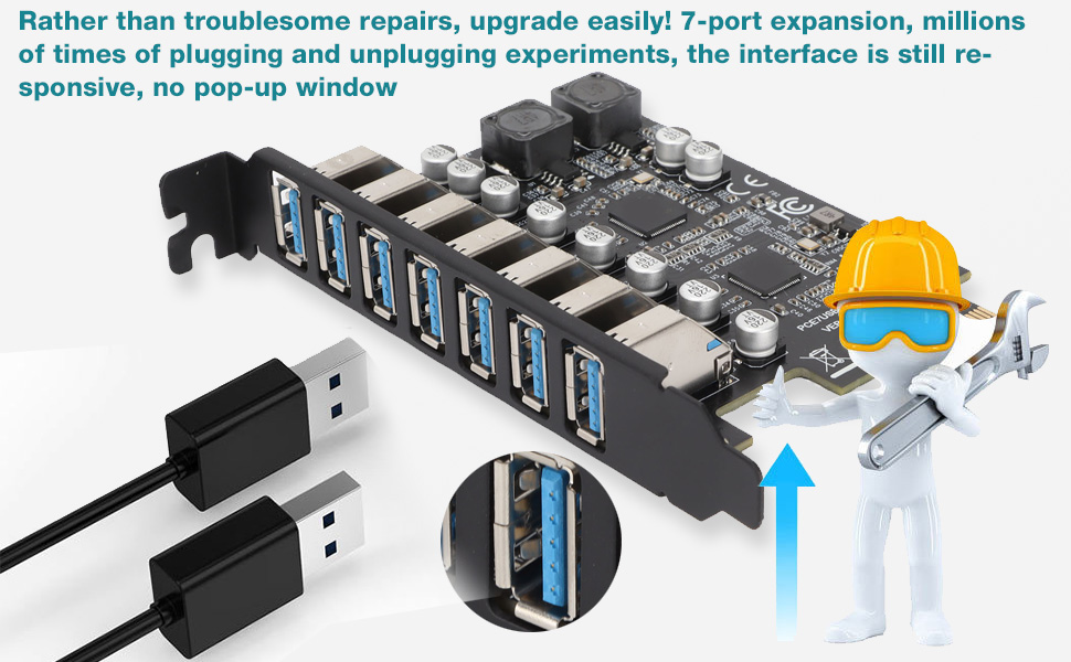 PCIE USB 3.0 Card 7 Ports