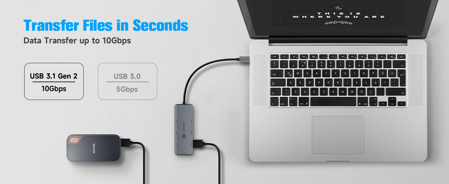 USB C HUB 10GBPS