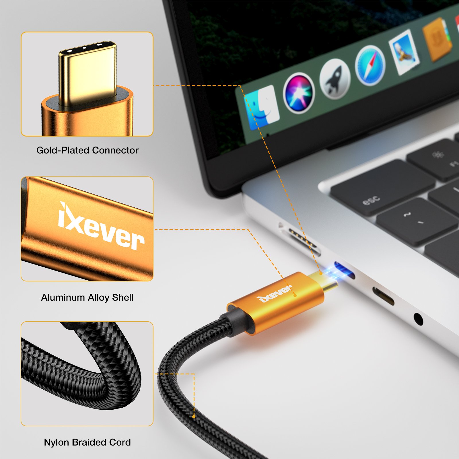 usb type c to hdmi video cable converter 4k