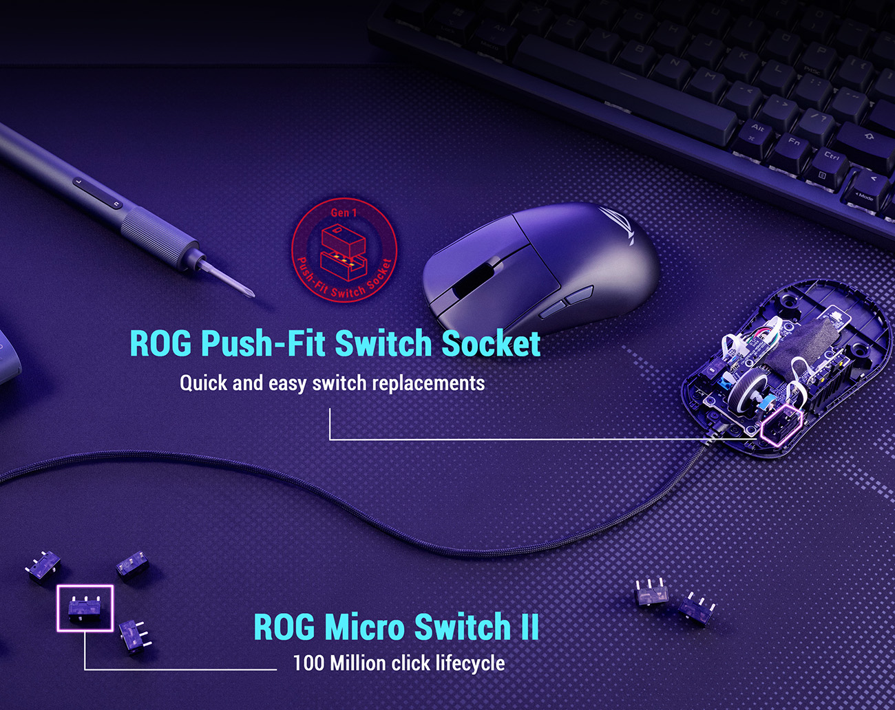 ASUS ROG Harpe Mini Core Wired Gaming Mouse