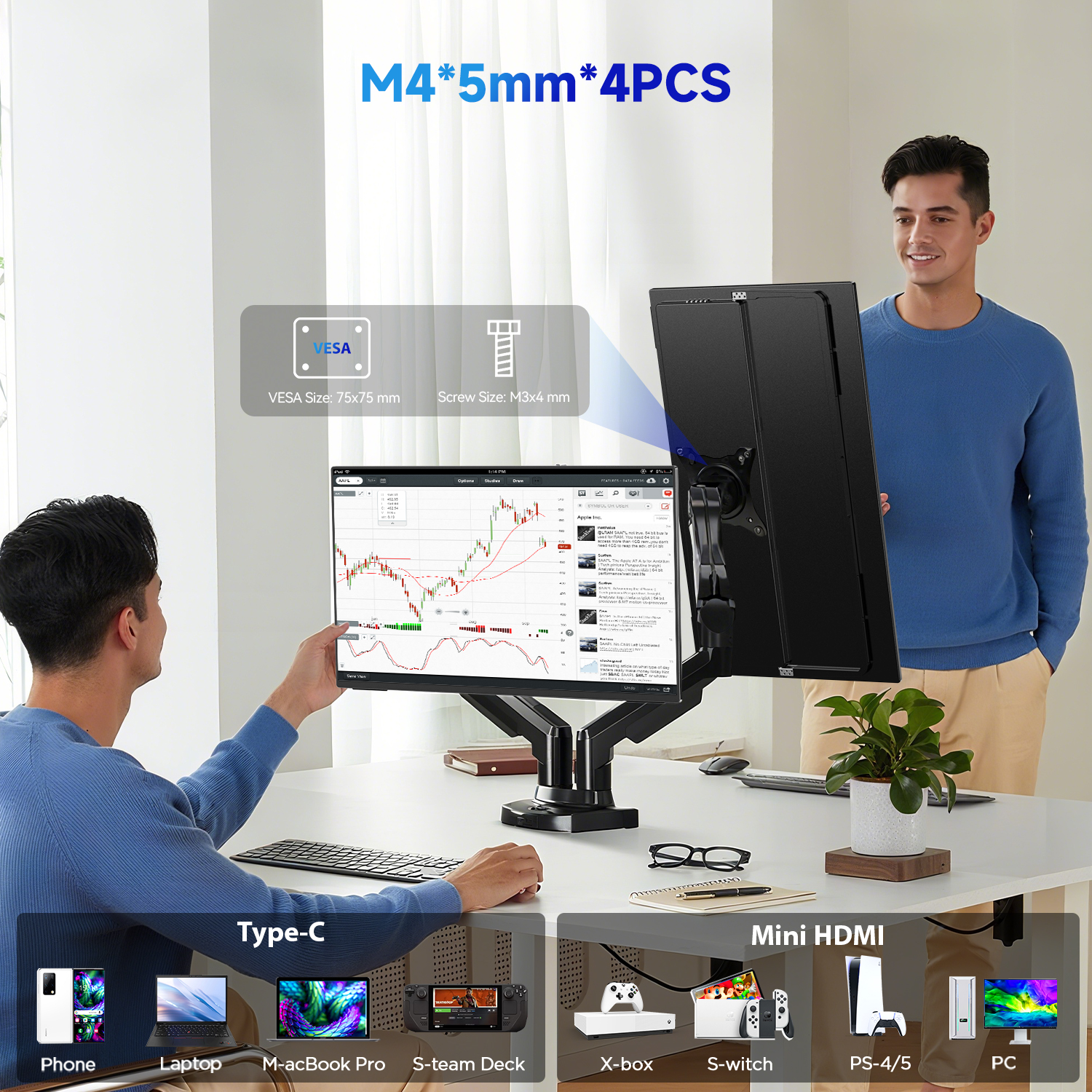2K 165Hz Touchscreen Portable Monitor