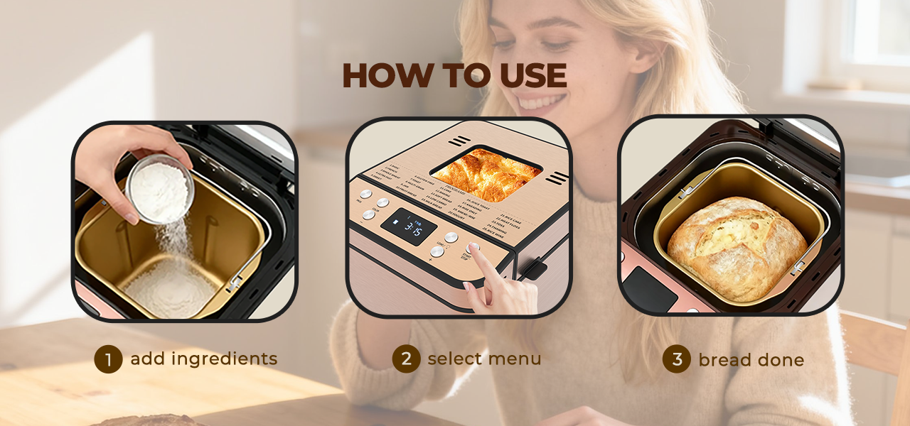 Rosewill 25-in-1 Automatic Bread Maker Machine