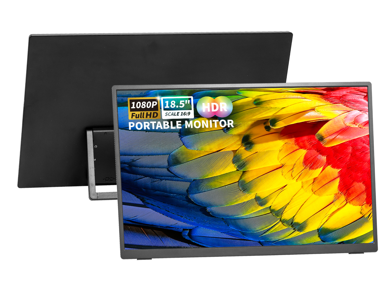 Prechen Portable HDMI Monitor 13.3 inch 1920x1080HDMI VGA Gaming Monitor  for PS3