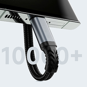 More Practical and Durable This usb c headphone splitter can with stand more than 10000+ bending and