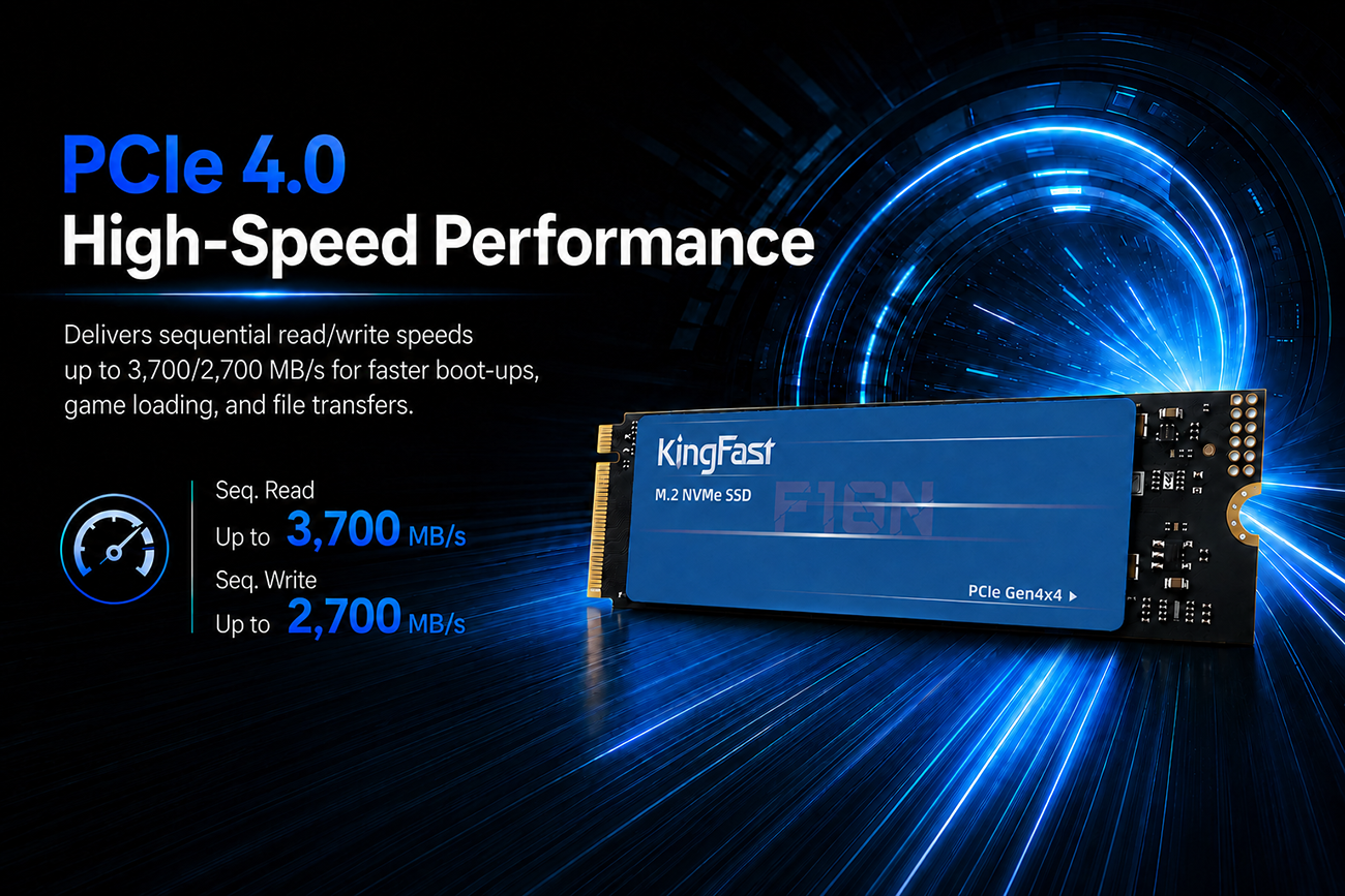 KingFast M.2 2280 PCIe 4.0 NVMe SSD