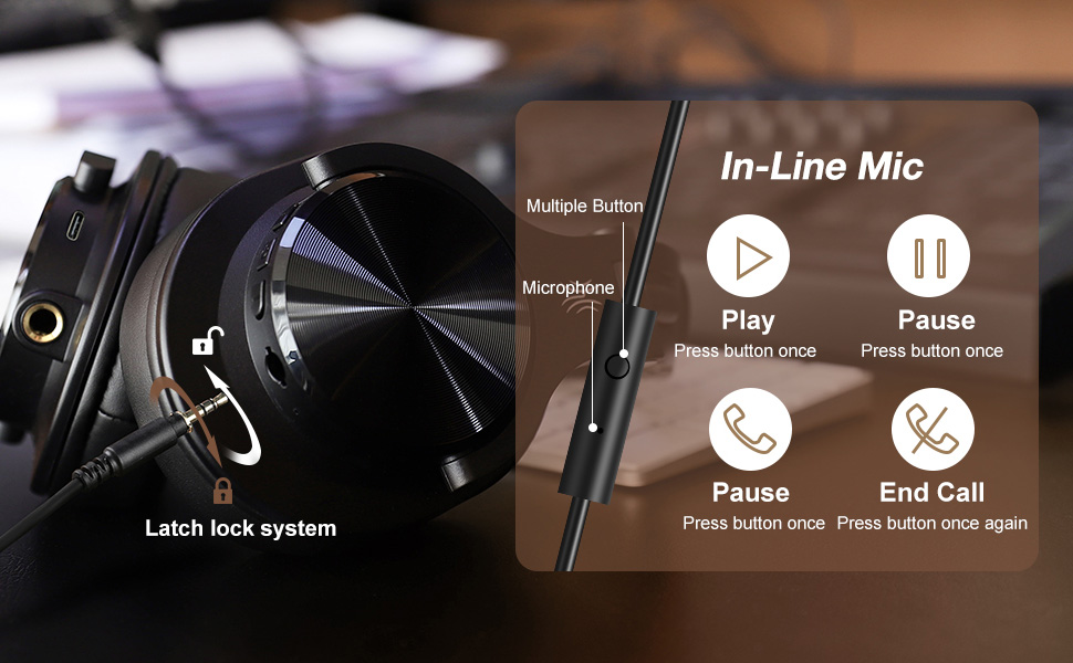 OneOdio A70 Bluetooth Over Ear Headphones