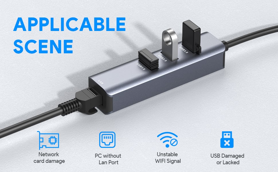 USB C to Ethernet Adapter