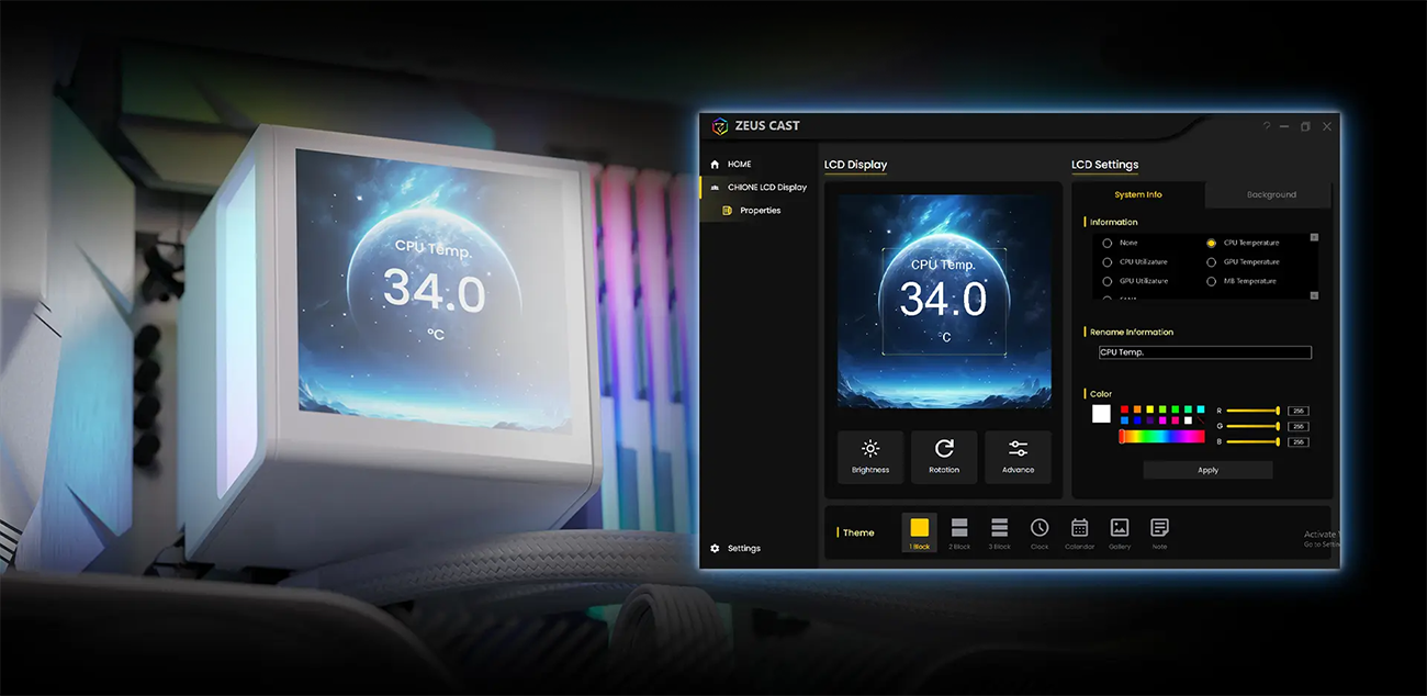 GAMDIAS CHIONE P5-360 Liquid CPU Cooler