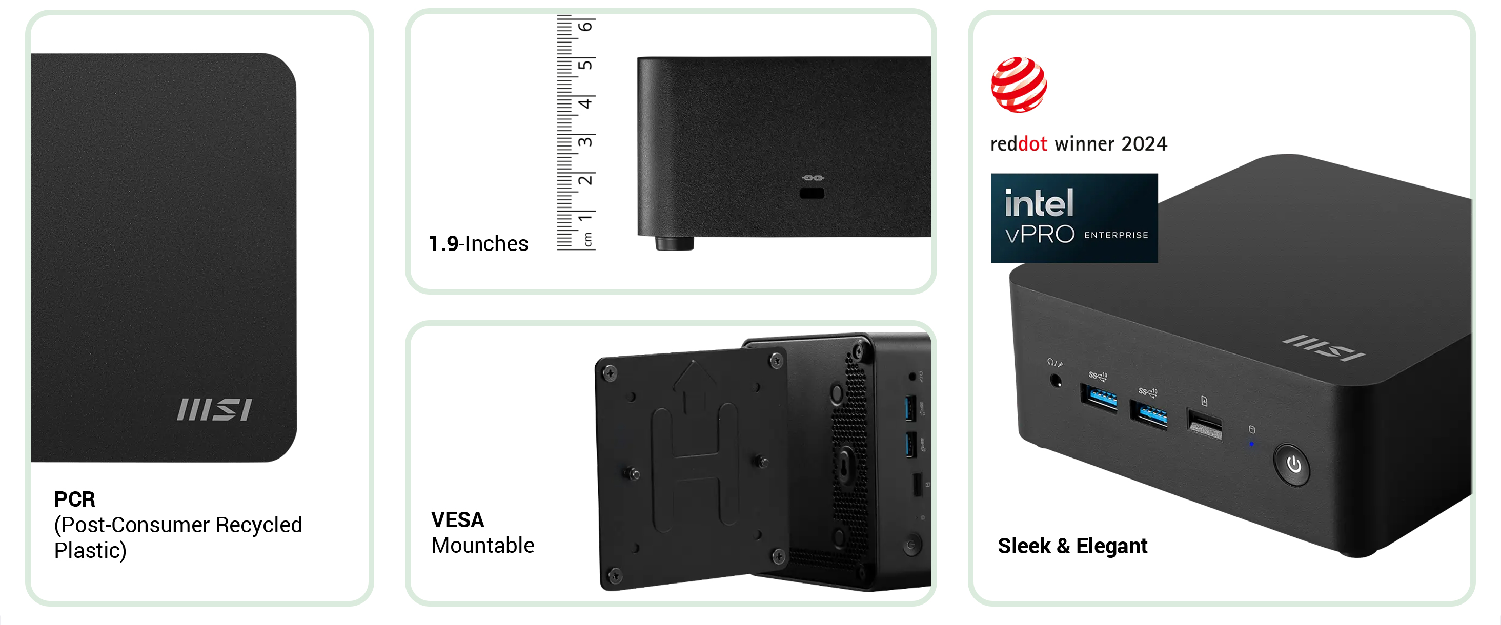 MSI Cubi NUC 1M Business Mini Desktop