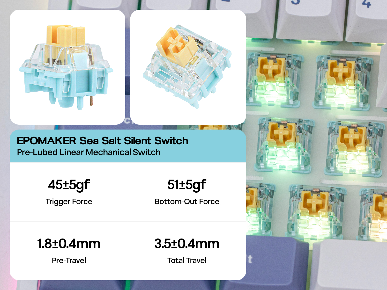 Pre-Lubed Linear Switch