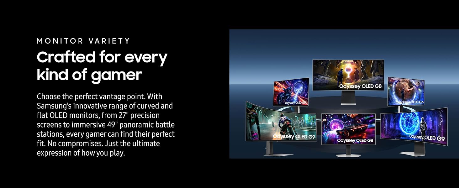 Samsung Odyssey OLED G5 (G50SF) QHD & QD-OLED Gaming Monitor