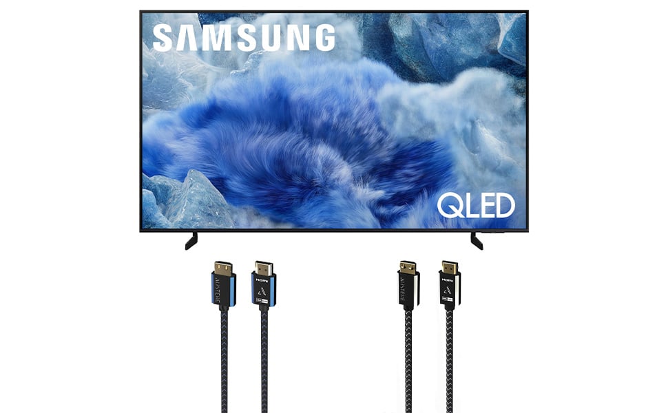 Samsung Q8FA Series TV with Austere HDMI Cable
