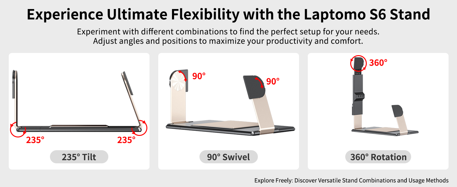 Multiple folding angles
