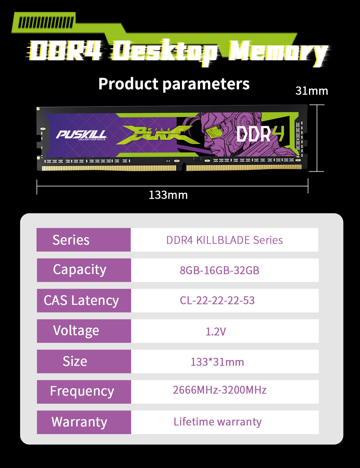 DDR4 Desktop Memory