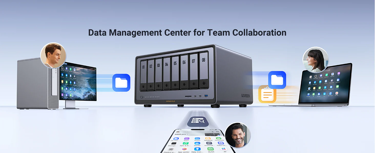 UGREEN NASync DXP8800 Plus 8-Bay Thunderbolt™ NAS