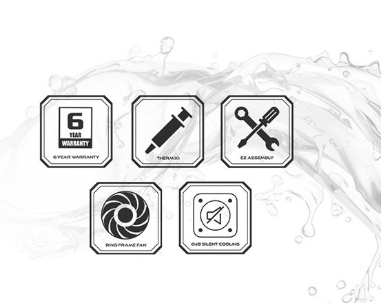 ASRock Pro White 240 ARGB AIO Liquid Cooler