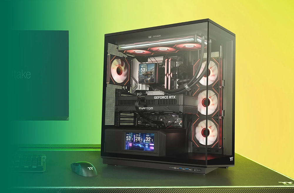Thermaltake Stage 450 TG ARGB Mid Tower Chassis - Black