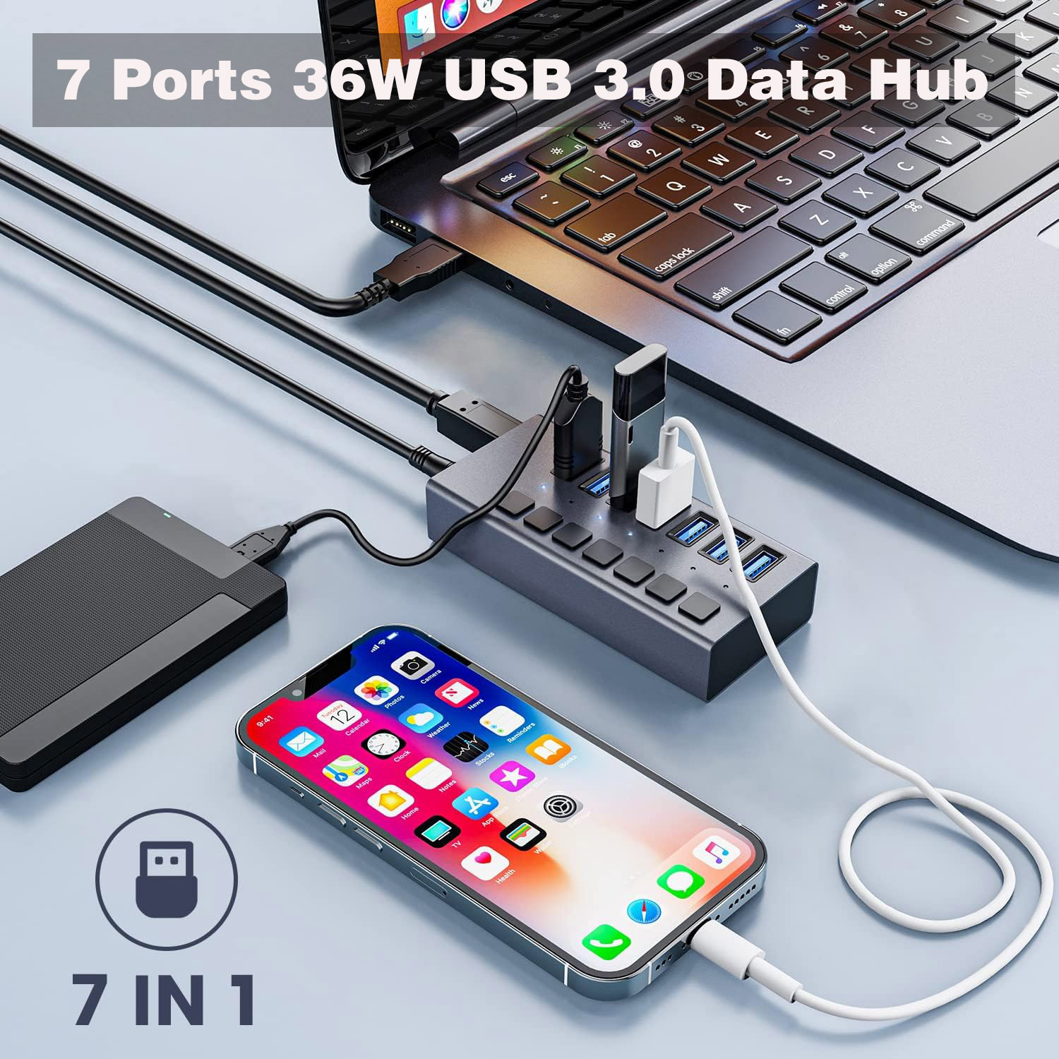 Powered USB Hub