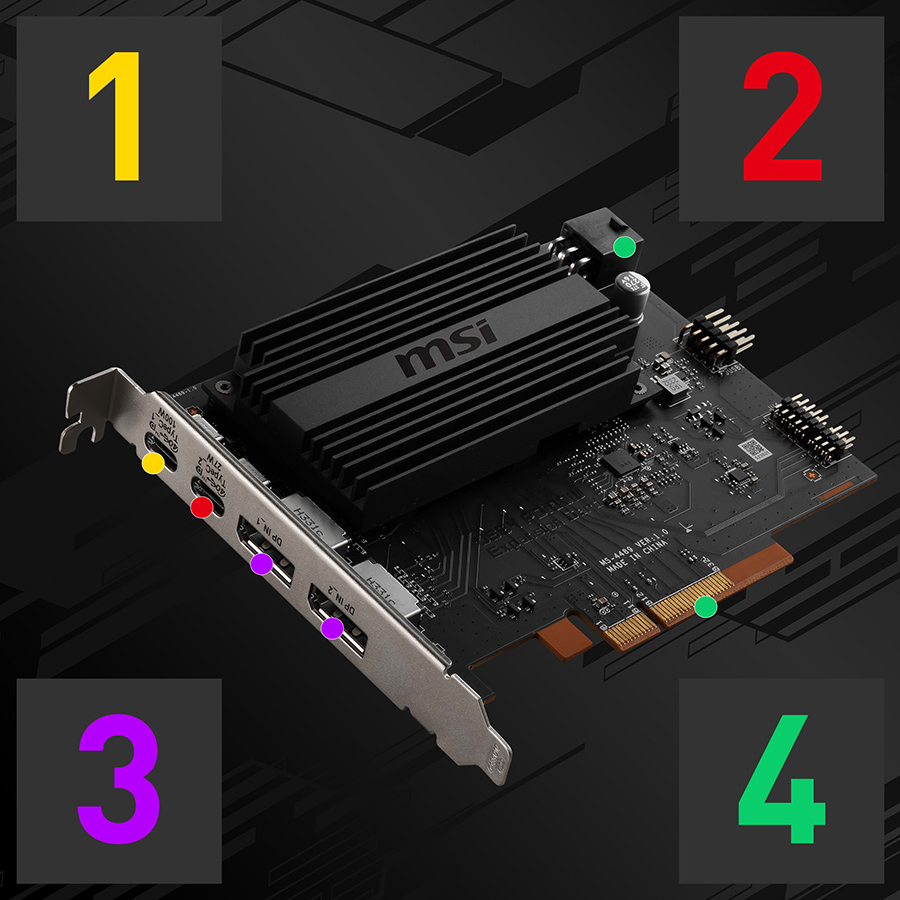 MSI USB4 PD100W Expansion Card