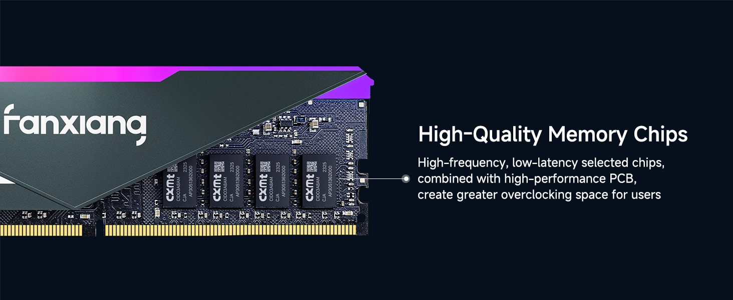 Fanxiang RGB 16GB (2 x 8GB) 288-Pin PC RAM DDR4 3600 (PC4