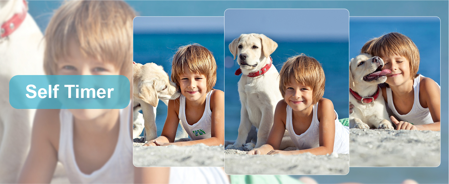 4K White Digital Camera