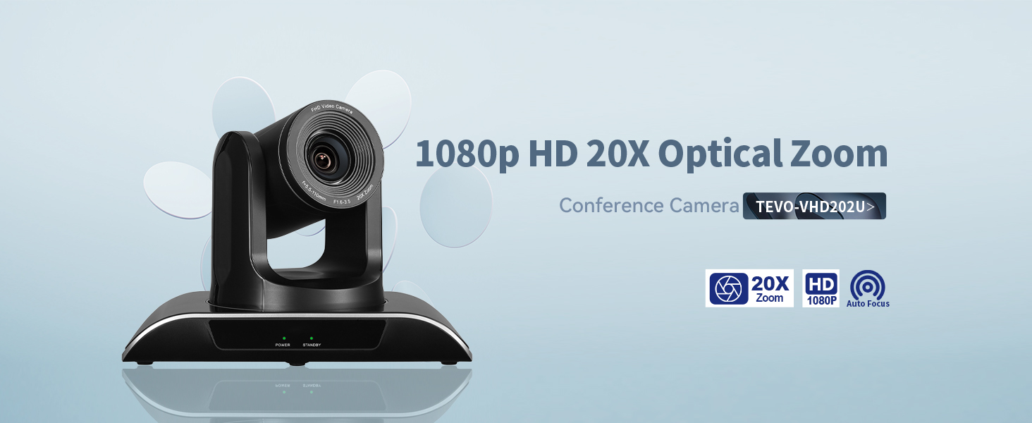 Tenveo 20X Optical Zoom Video Conference Camera Full HD 1080p USB