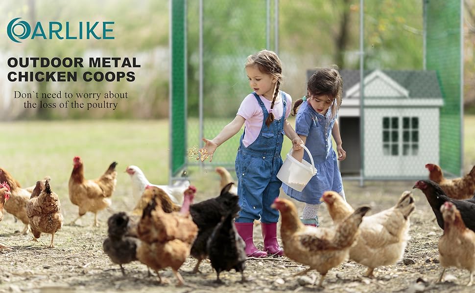 oarlike outdoors metal chicken coops