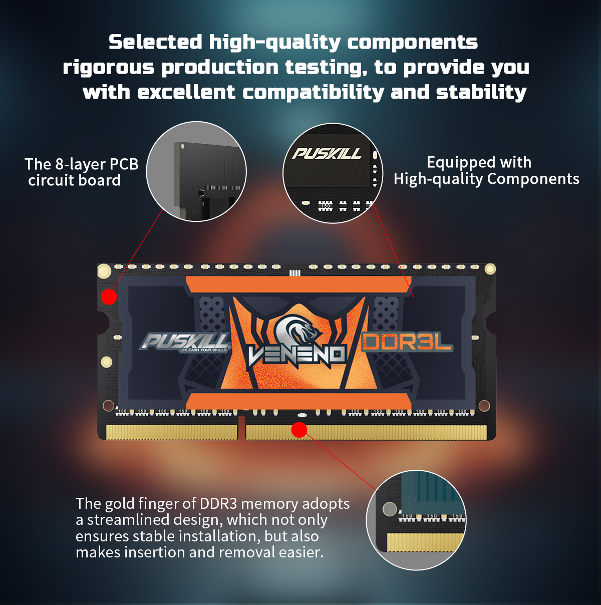 DDR3L Memory RAM