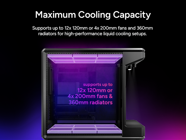  Cooler Master MasterFrame 360 Stage LCD ATX Mid-Tower PC Case