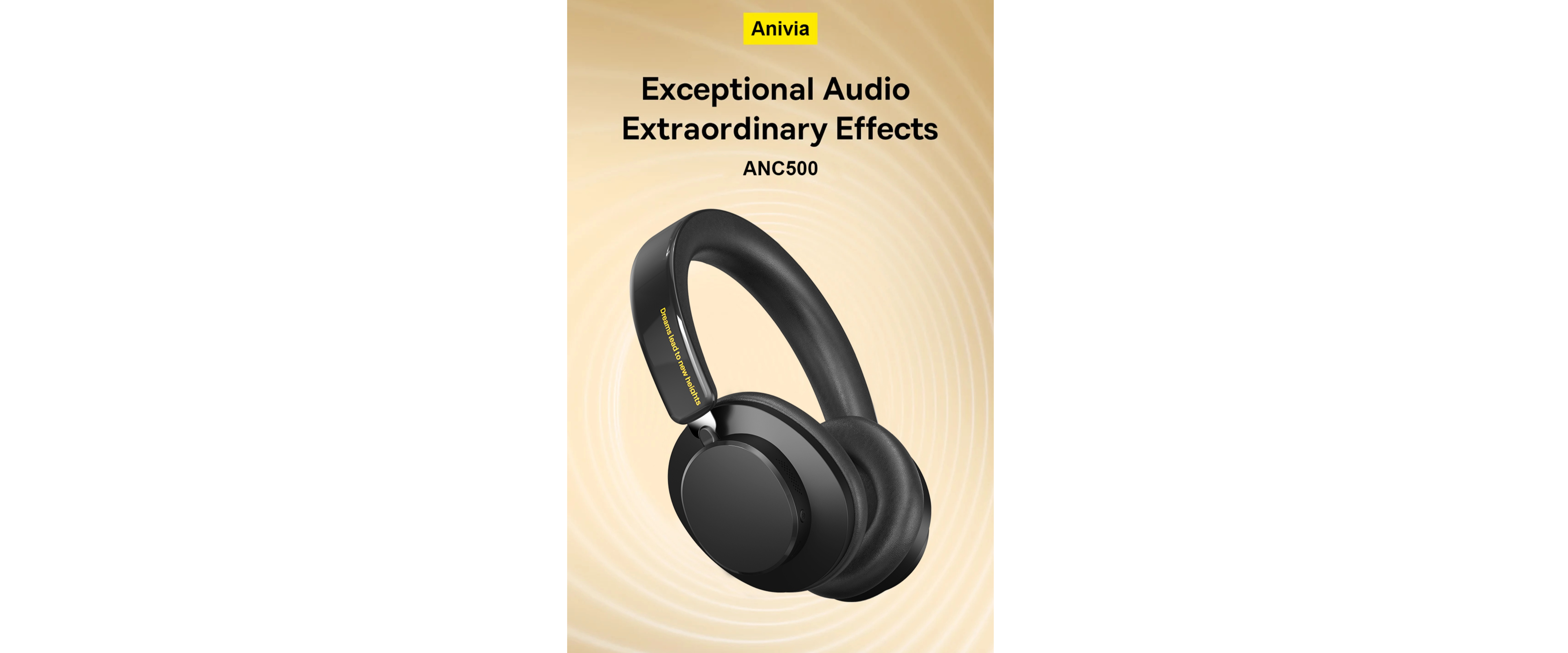 INMISS ANC500,over ear headphone,product main image