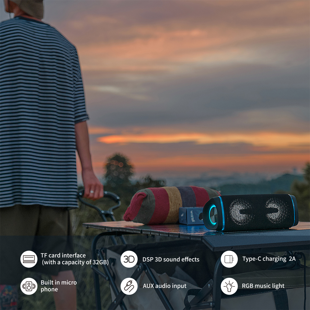 Portable wireless speaker