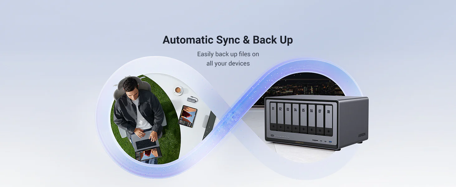 UGREEN NASync DXP8800 Plus 8-Bay Thunderbolt™ NAS