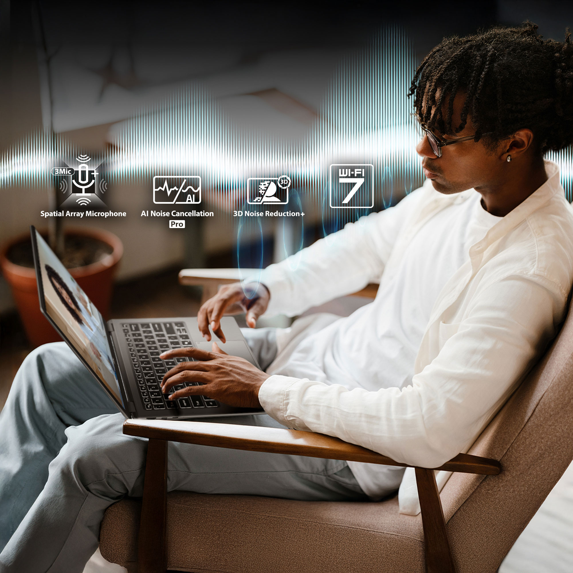 MSI Prestige 16 Flip AI+ C3M Touchscreen Laptop