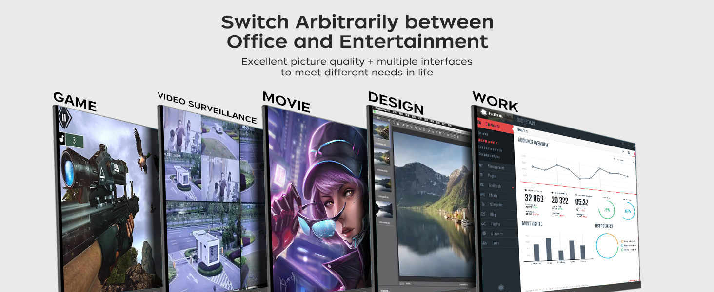 Switch Arbitrarily between Office and Entertainment