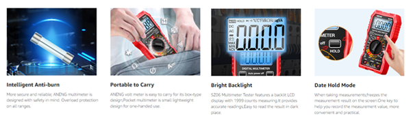 SZ06 Digital Multimeter Tester